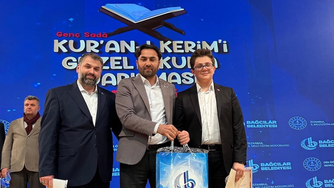  KUR'AN-I KERİM'İ GÜZEL OKUMA YARIŞMASI'NDA İSTANBUL  4.SÜ OLDUK